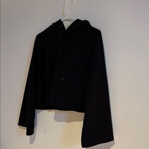 Athleta Black Crop Sweatshirt